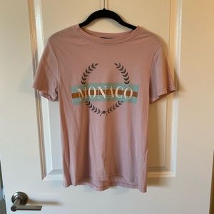 Light Pink Small Short Sleeve Graphic Tee